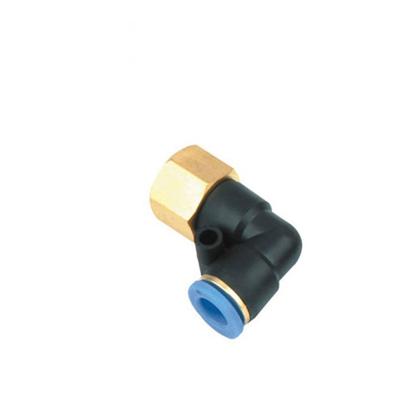 PLF internal thread right angle pipe joint