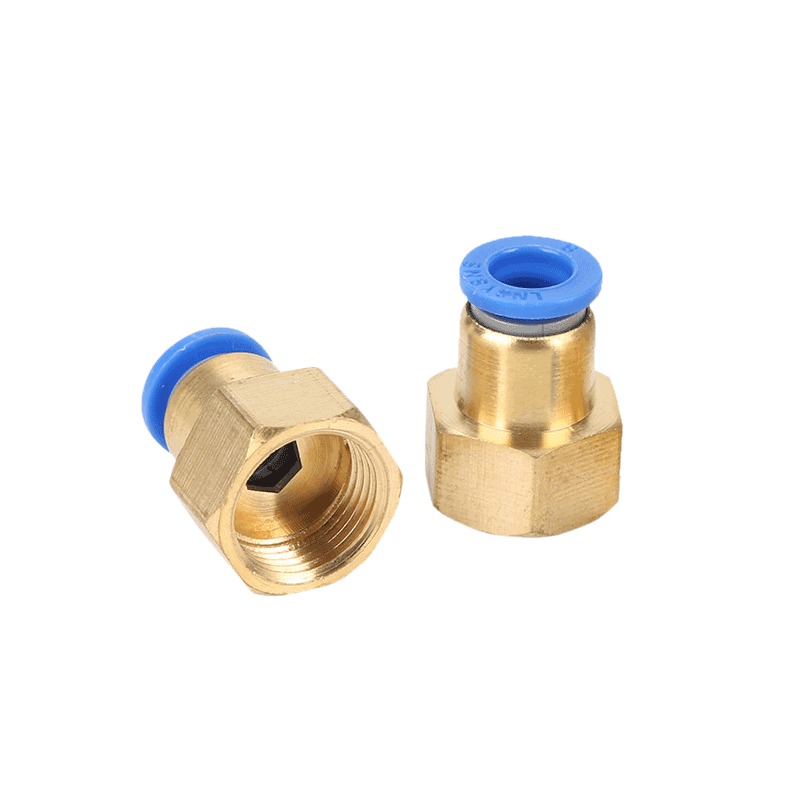 PCF female thread straight-through pipe joint