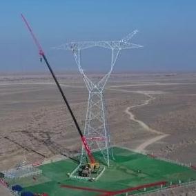 Ili-Bozhou-Wusu-Phoenix II 750 kV transmission line project began to erect iron towers
